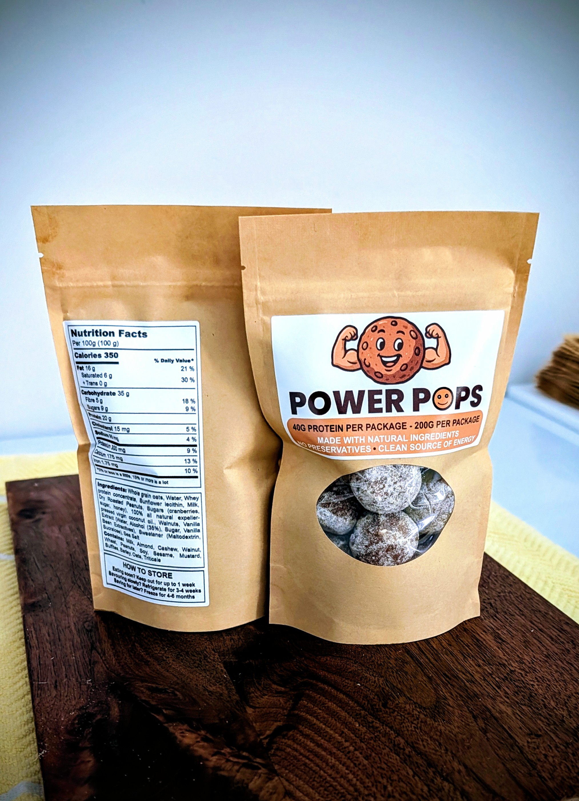 Power Pops Package Front and Back